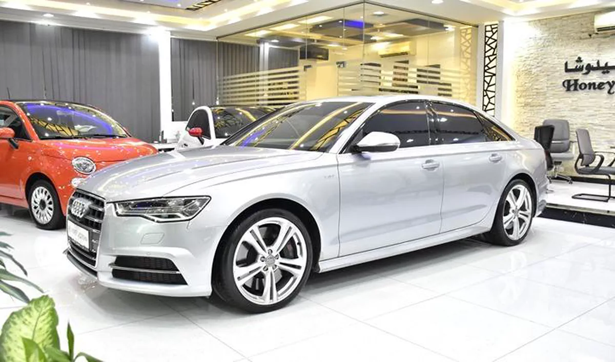 Audi S6 V8T ( 2016 Model ) in Silver Color GCC Specs-7-7
