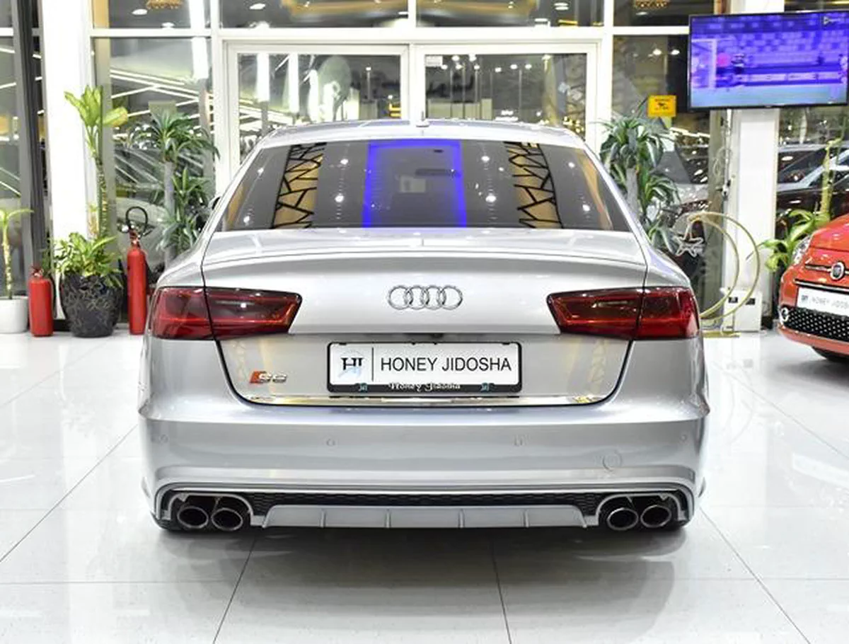 Audi S6 V8T ( 2016 Model ) in Silver Color GCC Specs-2-2