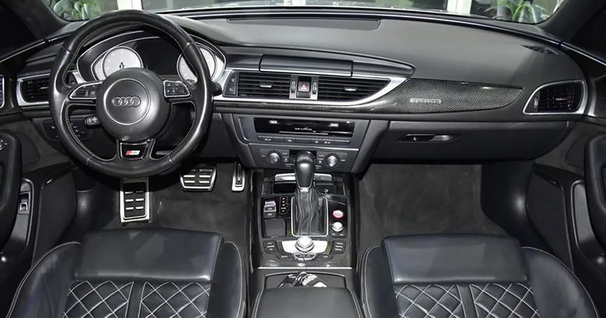 Audi S6 V8T ( 2016 Model ) in Silver Color GCC Specs-6-6