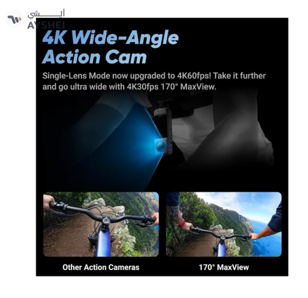 Insta360 X4 Adventure Bundle- 8K Waterproof 360 Action Camera, 4K Wide-Angle Video, 256GB Mcard-4-4
