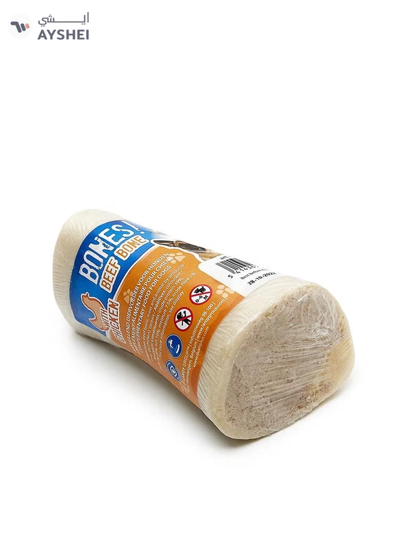 Duvo Beef Bone Filled With Chicken Delicious Chew Snack Beige 330grams