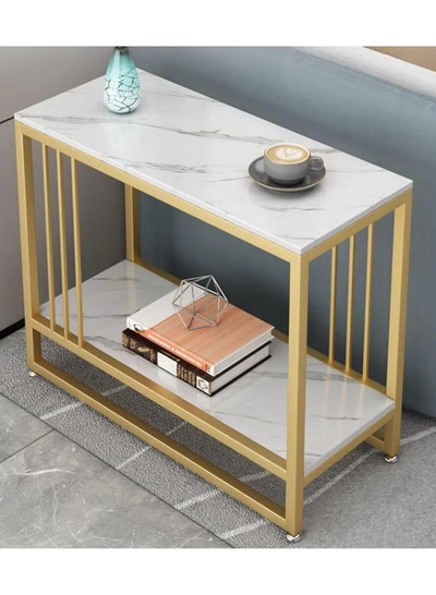 DubaiGallery Simple And Stylish Double Layer Living Room Furniture Durable Scratch Resistant Coffee Table-3
