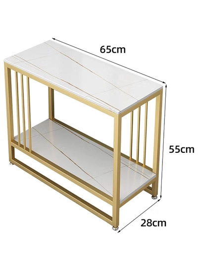 DubaiGallery Simple And Stylish Double Layer Living Room Furniture Durable Scratch Resistant Coffee Table-1