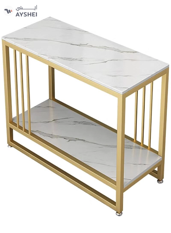 DubaiGallery Simple And Stylish Double Layer Living Room Furniture Durable Scratch Resistant Coffee Table