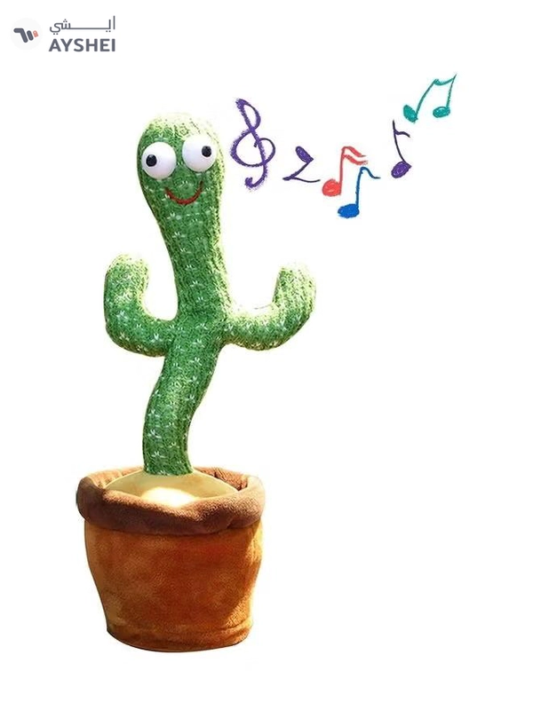XiuWoo Electric Dancing Cactus Plant Stuffed Toy