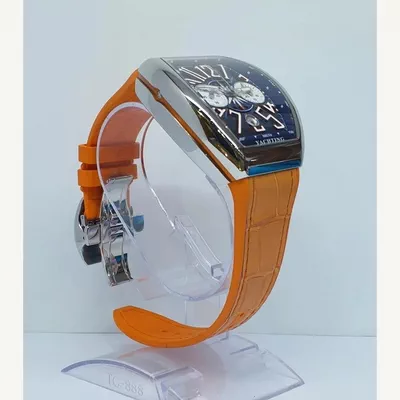 Franck Muller Vanguard Yachting - Chronograph Blue Dial with Orange Strap 45mm | Condition: New | Year of production 2026 | Original box | Original papers-6
