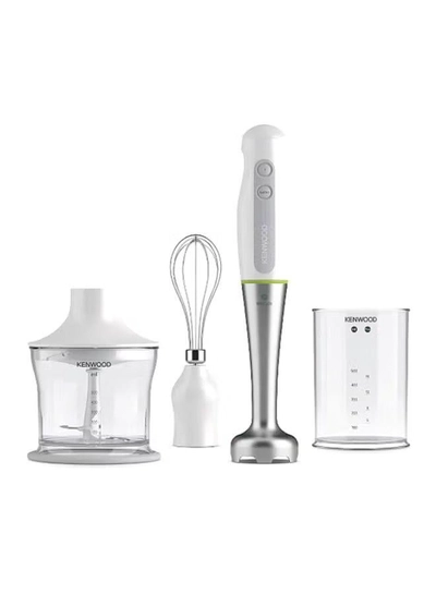 KENWOOD Portable Hand Blender HDP109WG Silver/Clear/White-0