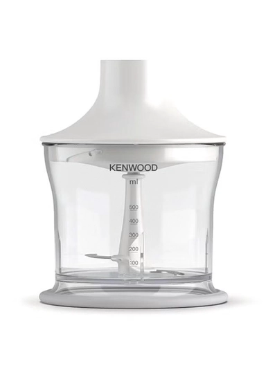 KENWOOD Portable Hand Blender HDP109WG Silver/Clear/White-6