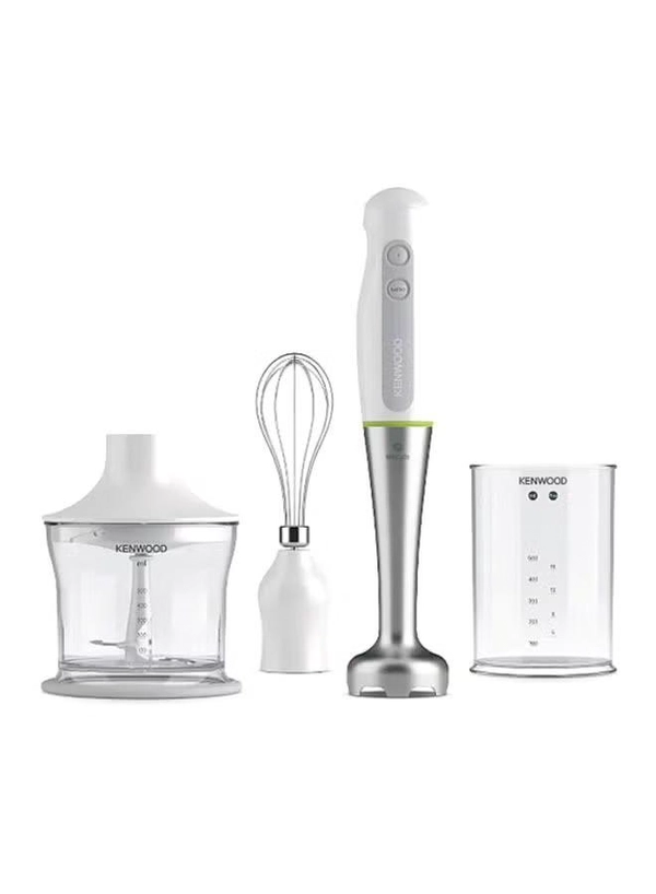 KENWOOD Portable Hand Blender HDP109WG Silver/Clear/White