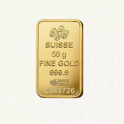 PAMP Swiss Made 24K(999.9) Pamp 50g Gold Bar-2