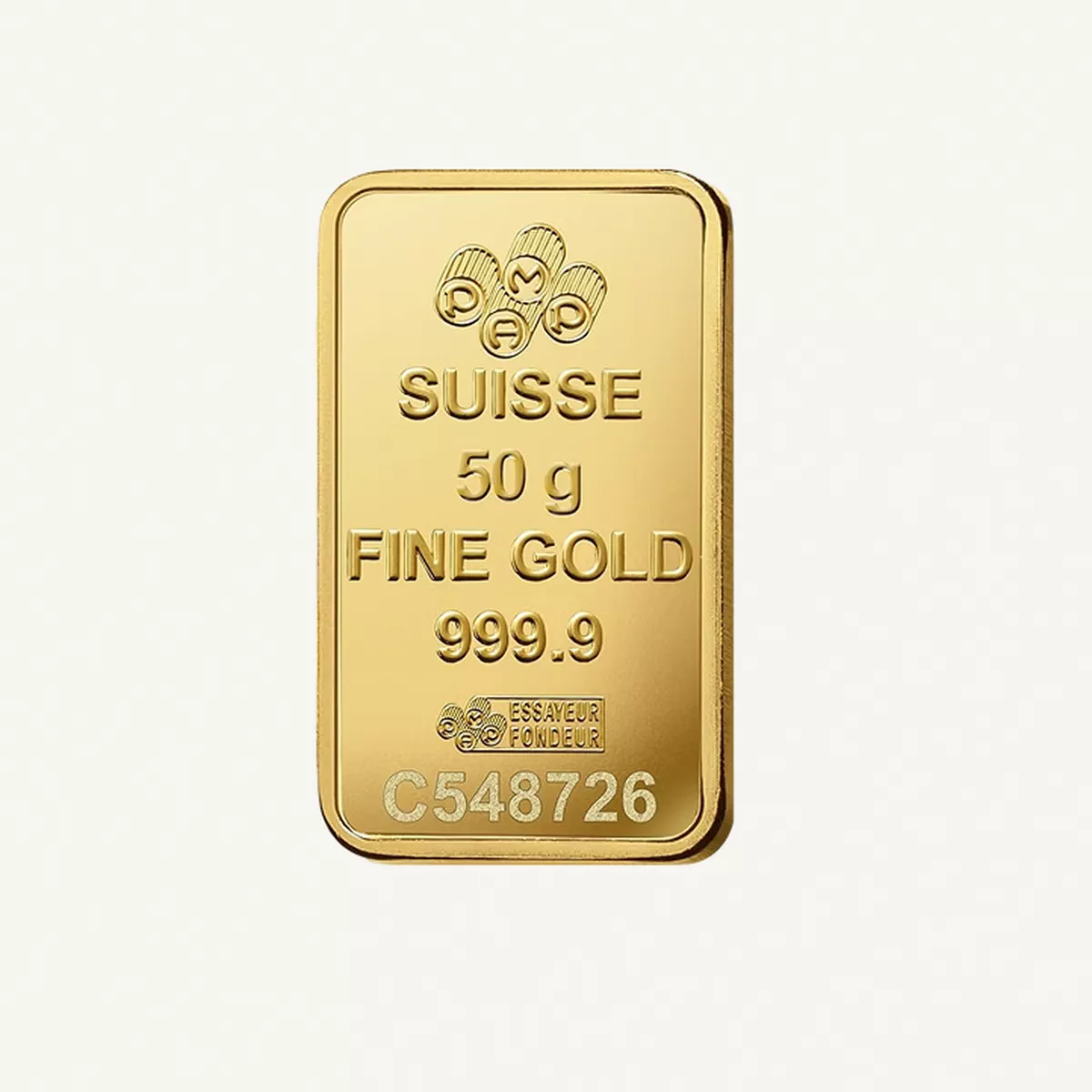 PAMP Swiss Made 24K(999.9) Pamp 50g Gold Bar-2-2