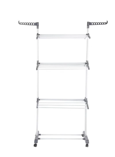 Delcasa 3Tier Garment Rack Cloth Dryer Multi Purpose Cloth Drying Stan-1