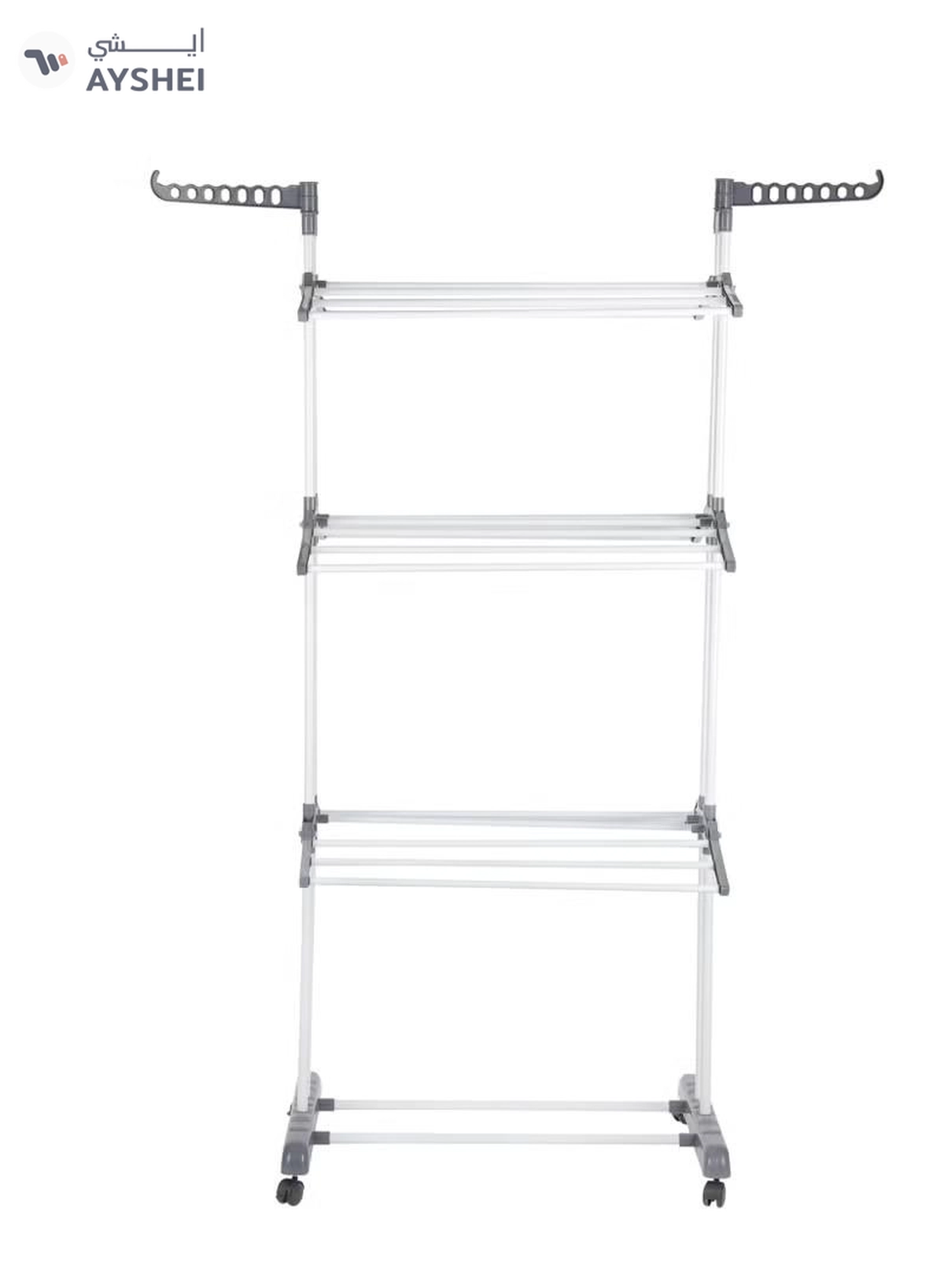 Delcasa 3Tier Garment Rack Cloth Dryer Multi Purpose Cloth Drying Stan-1-1