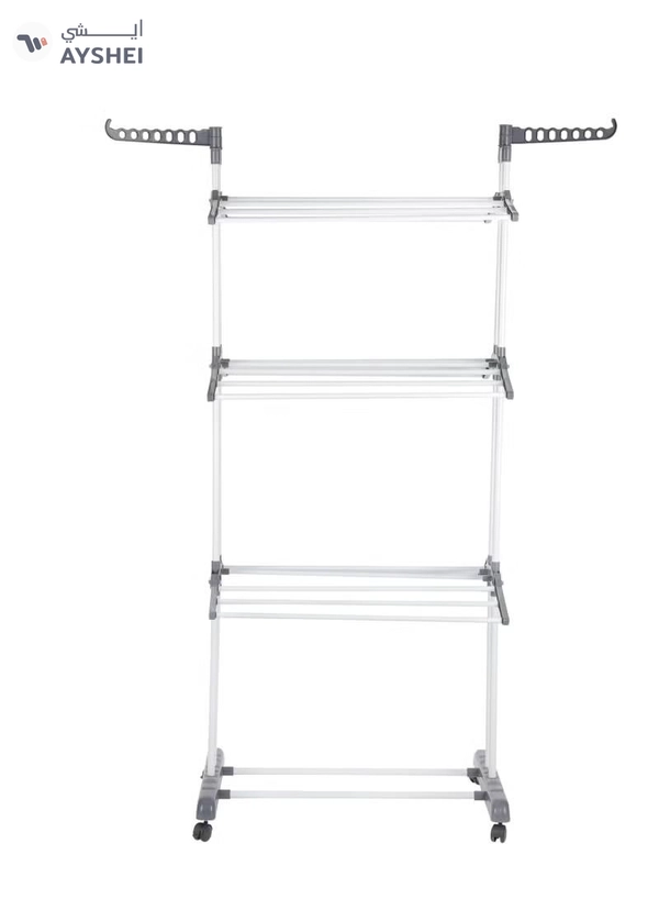 Delcasa 3Tier Garment Rack Cloth Dryer Multi Purpose Cloth Drying Stan