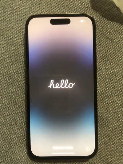 iPhone 14 pro 256gb deeppurple color 100%battery life-4