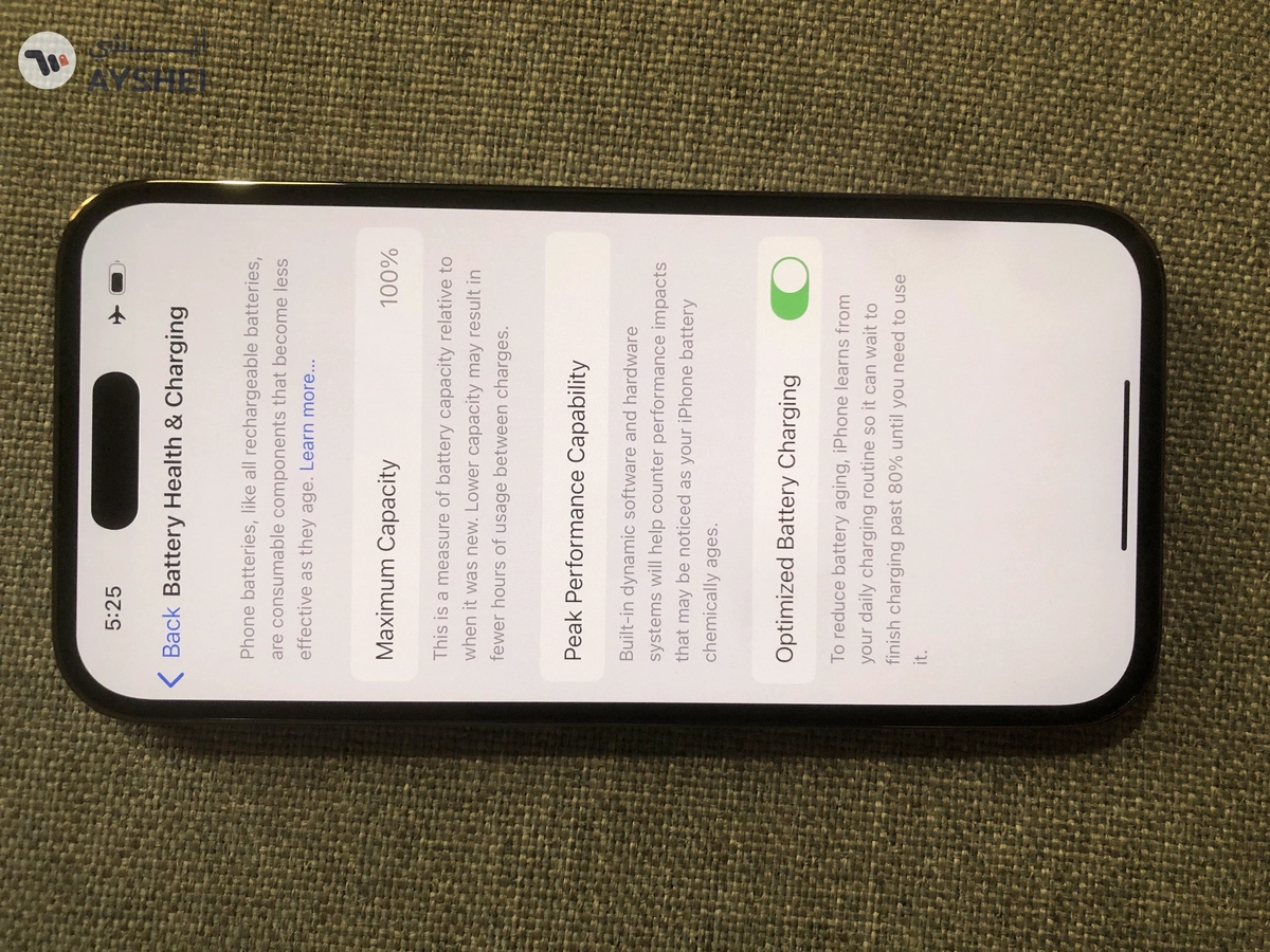 iPhone 14 pro 256gb deeppurple color 100%battery life