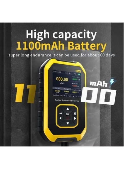 Eworld Portable Geiger Counter Radiation Detector – Handheld Rechargeable Dosimeter for Gamma-7