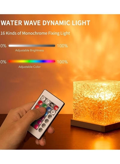 Eworld Northern Lights and Ocean Wave Projector, 16-Color Rotating Water Wave Lamp-3