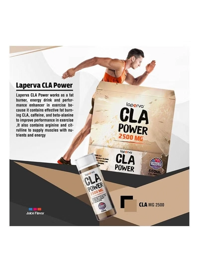 Laperva CLA Power Berries Smoothie 2500mg, 50ml x 12 Ampules - Tonalin CLA, Beta-alanine, L-Citrulline, BCAA, Taurine, Vitamins, Made in Spain-5