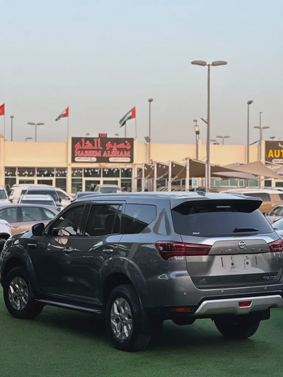 Nissan X-Terra | 2021 | GCC | 107,000 km | Titanium Grey / Beige | First Owner | Agency Maintained-1