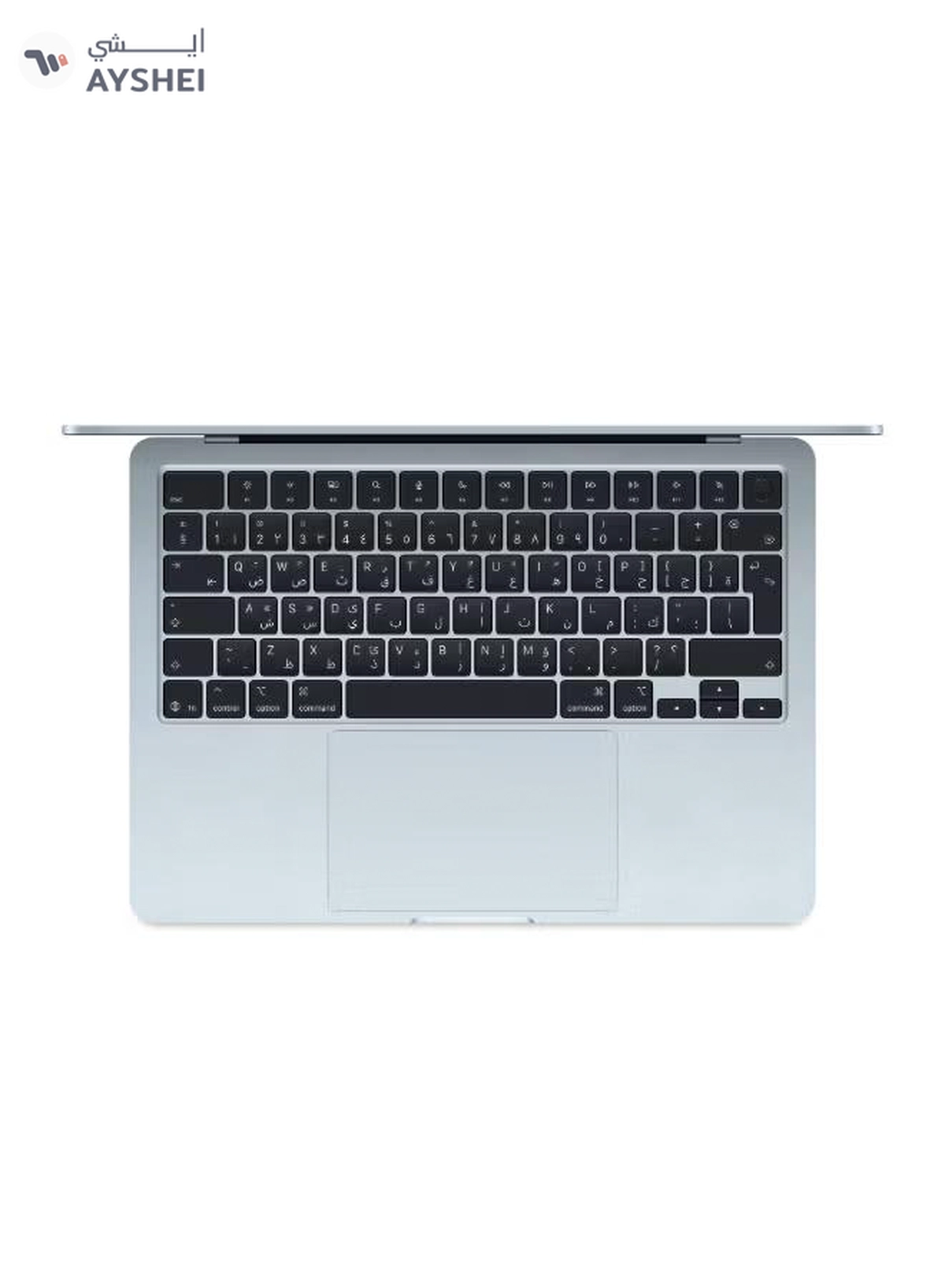 Apple New 2025 MacBook Air MC6T4 13-Inch Display, Apple M4 Chip 10-Core CPU 8-Core GPU Processor/16GB RAM/256GB SSD/macOS English/Arabic Sky Blue-4-4