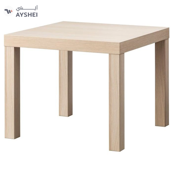IKEA LACK Side Table, White Stained Oak Effect, 55x55 cm