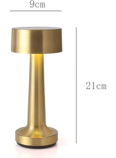 Alfa.life Modern Nightstand LED Table Lamp Golden 21 X 9cm-1