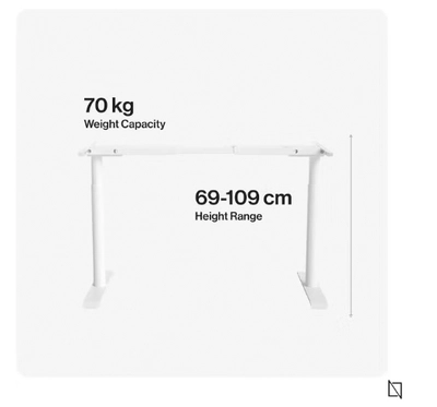 Navodesk Basic Standing Desk Frame, Manual Height Adjustable Sit to Stand Desk Frame-1