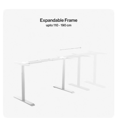 Navodesk Basic Standing Desk Frame, Manual Height Adjustable Sit to Stand Desk Frame-3