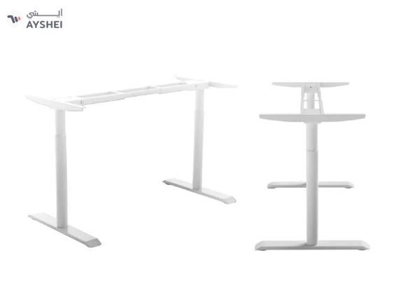 Navodesk Basic Standing Desk Frame, Manual Height Adjustable Sit to Stand Desk Frame