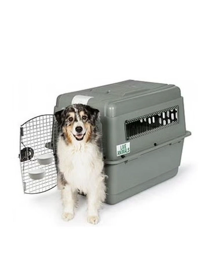 Petmate Sky Kennel Dog Crate Giant External Dimensions L x W x H 122 x 81 x 89cm nternal Dimensions (Usable Space) 112 x 76 x 86cm 20kg-1