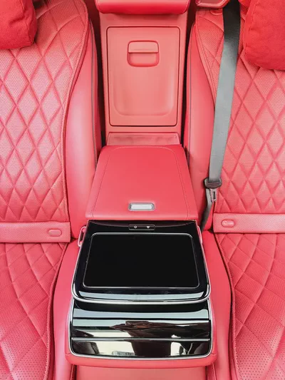 مرسيدس بنز S 580 4 MATIC ابيض / احمر 2023 (خليجي)-17