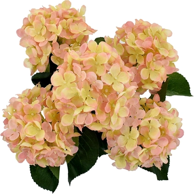 Yatai Artificial Hydrangea Flowers Plants 5/Heads Gift For Anniversary Party Birthday Wedding-0