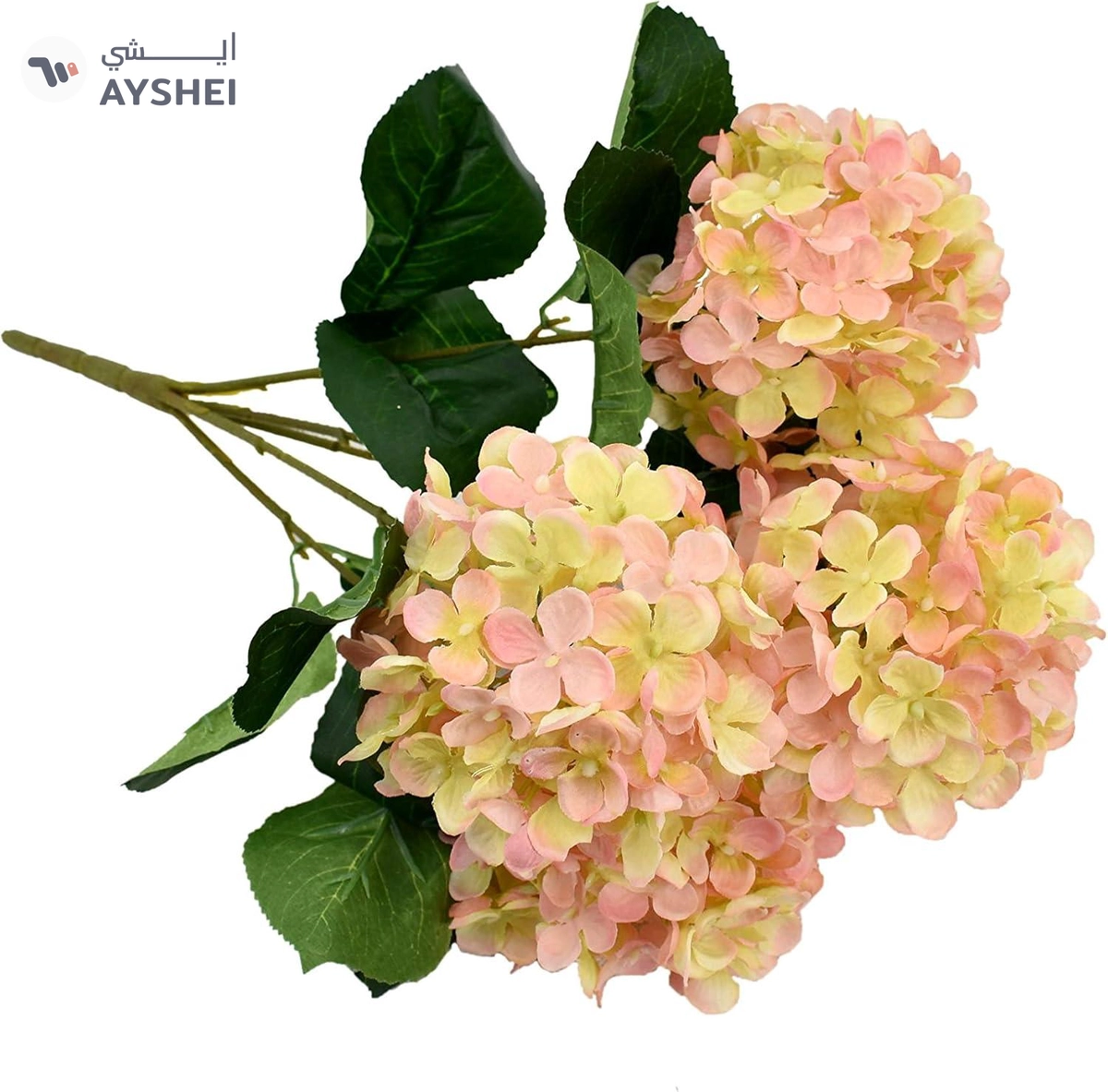 Yatai Artificial Hydrangea Flowers Plants 5/Heads Gift For Anniversary Party Birthday Wedding-1-1