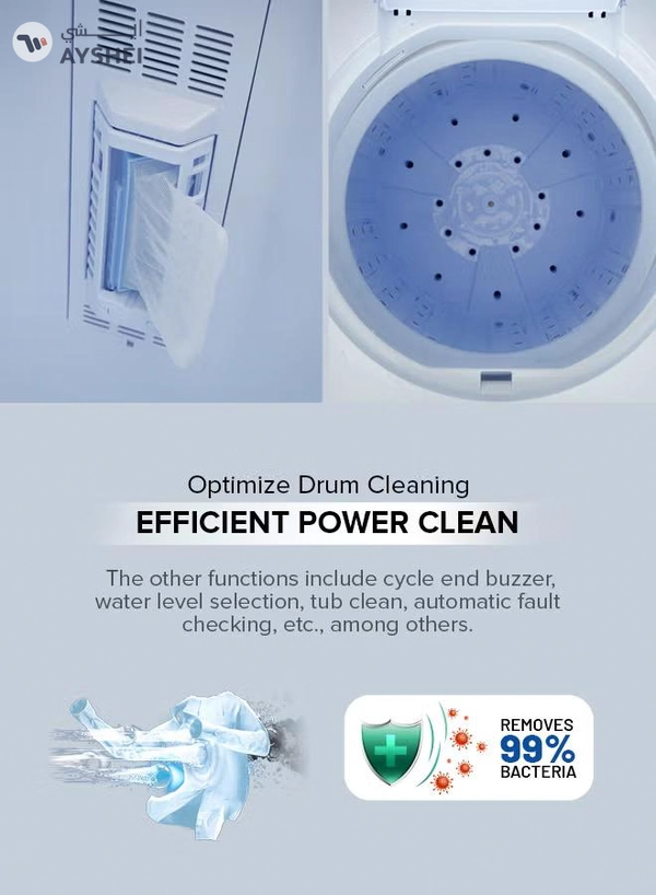 GEEPAS TwinTub Semi-Automatic 9 Kg Washing Machine | Top Load Semi Automatic Washing Machine Quick Turbo Wash |Transparent Top Lid | 9 kg 360 W GSWM18042 White/Grey/Meroon 9 kg 360 W GSWM18042 White/Grey/Meroon