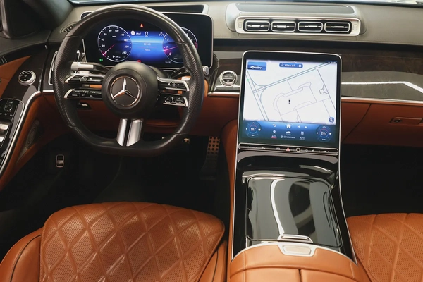 S500 4MATIC - GCC SPECS - WARRANTY / SERVICE 105,000 KM - FULL SERVICE HISTORY - ACCIDENT FREE -
