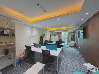 Office for Rent in Business Bay | Fully Fitted Office | Tamani Arts Offices | 1 Parking-0