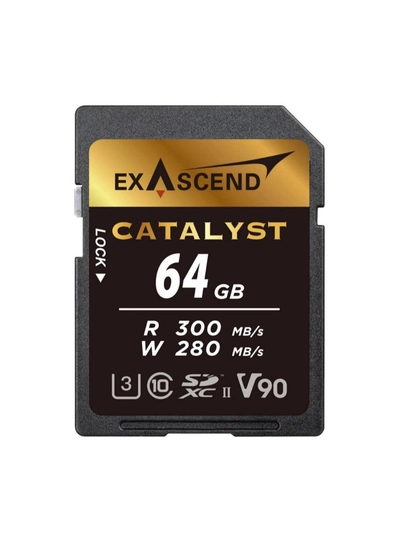Exascend Catalyst 64GB SD Series UHSII V90-0