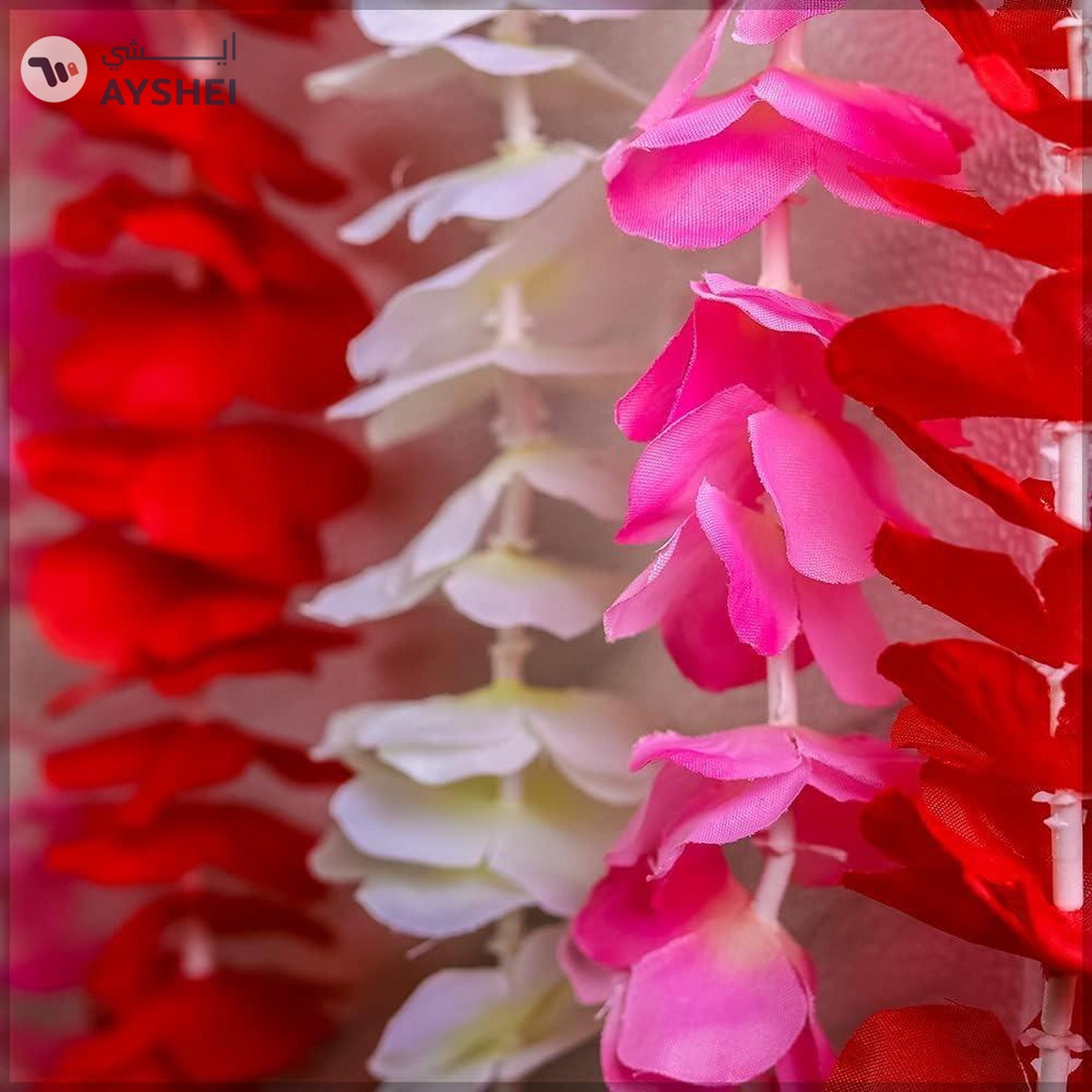 YATAI 2pcs Artificial Plants 210cm Vine Orchid Flowers Garland Hanging Plant-3-3
