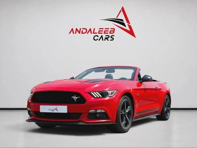 AED 1,700 P.M | 0% DOWN PAYMENT | FORD MUSTANG GT CALIFORNIA SPECIAL CABRIOLET | 5.0L V8 | 2017 | GC-0