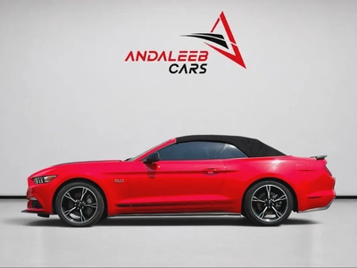 AED 1,700 P.M | 0% DOWN PAYMENT | FORD MUSTANG GT CALIFORNIA SPECIAL CABRIOLET | 5.0L V8 | 2017 | GC-12