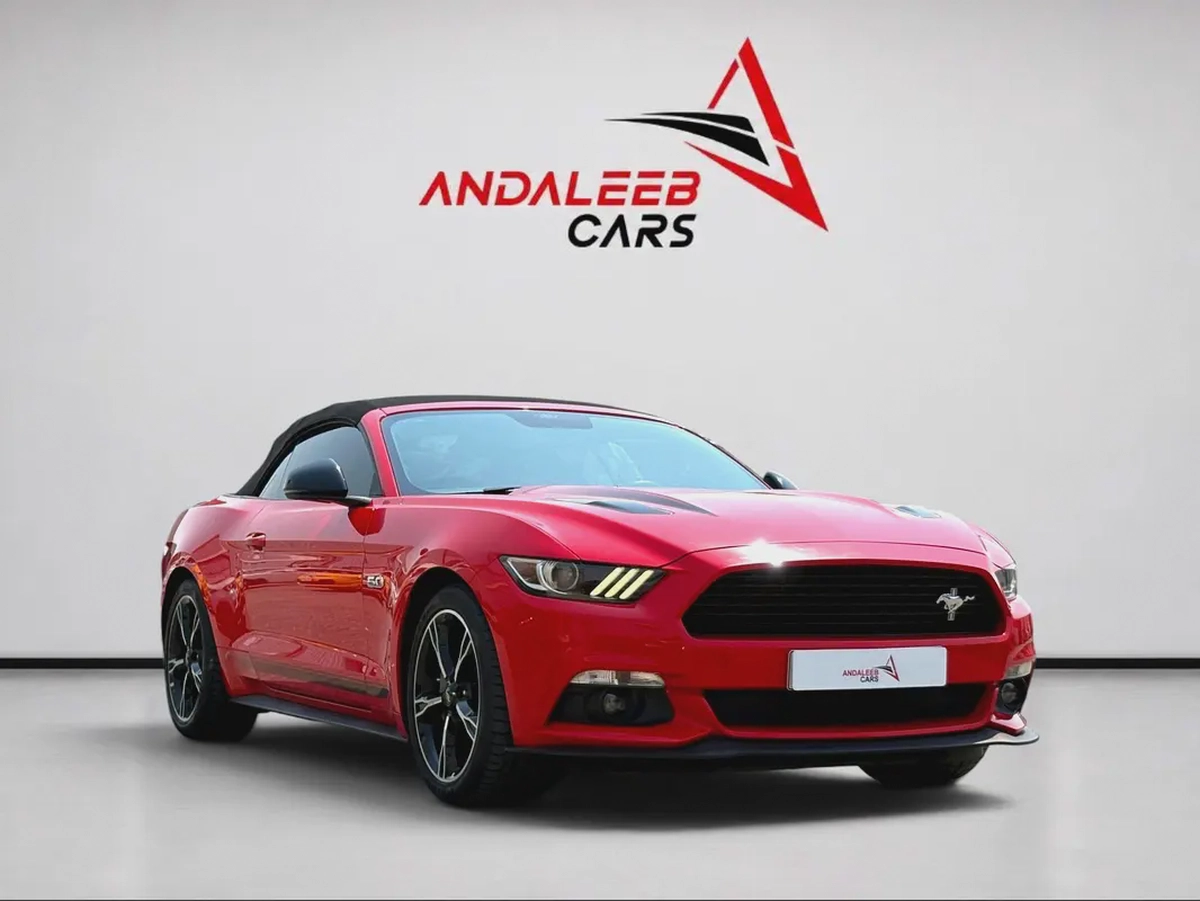 AED 1,700 P.M | 0% DOWN PAYMENT | FORD MUSTANG GT CALIFORNIA SPECIAL CABRIOLET | 5.0L V8 | 2017 | GC-3-3