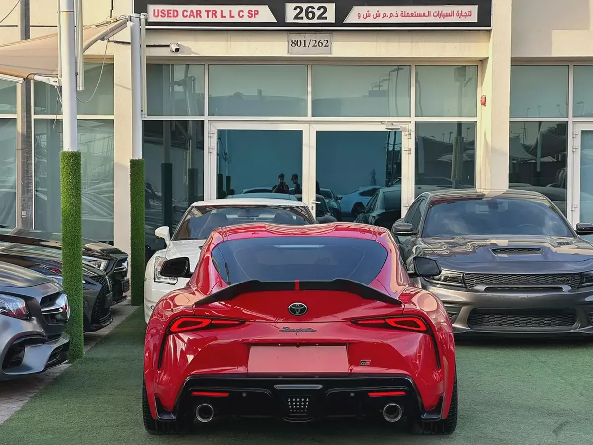 TOYOTA SUPRA GR V6 GCC 2022 FULL OPTION ORIGINAL PAINT FULL SERVICE HISTORY UNDER WARRANTY-4-4