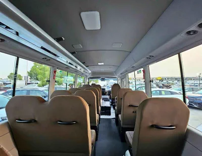 Toyota Coaster 2.7L PETROL M/T DUAL TONE || 23 SEATER | AUTO DOOR | HLF LUGGAGE RACK (CODE # COPB)-15