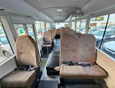 Toyota Coaster 2.7L PETROL M/T DUAL TONE || 23 SEATER | AUTO DOOR | HLF LUGGAGE RACK (CODE # COPB)-19