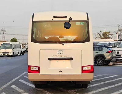 Toyota Coaster 2.7L PETROL M/T DUAL TONE || 23 SEATER | AUTO DOOR | HLF LUGGAGE RACK (CODE # COPB)-3