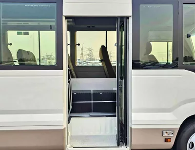 Toyota Coaster 2.7L PETROL M/T DUAL TONE || 23 SEATER | AUTO DOOR | HLF LUGGAGE RACK (CODE # COPB)-7