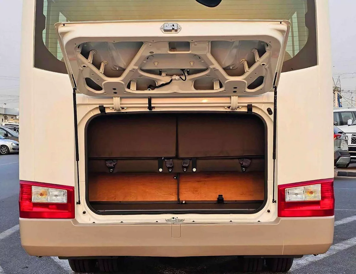 Toyota Coaster 2.7L PETROL M/T DUAL TONE || 23 SEATER | AUTO DOOR | HLF LUGGAGE RACK (CODE # COPB)-4-0