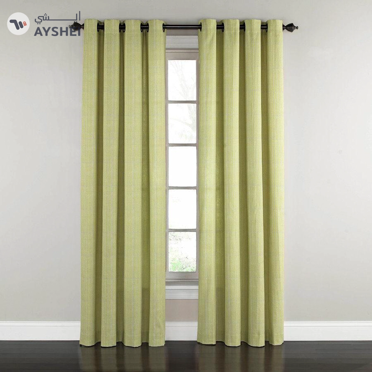 Curtain with Rod & Eyelet-8-8