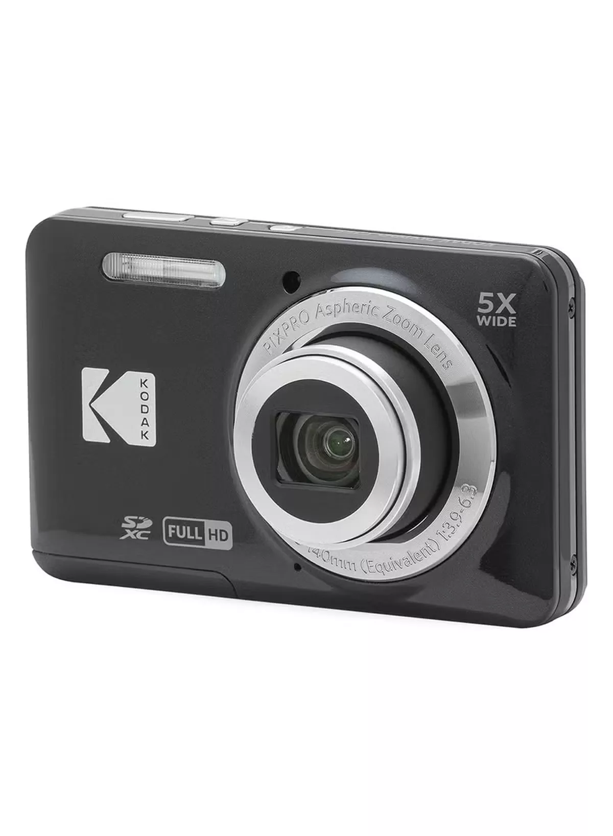 Kodak PIXPRO Friendly Zoom FZ55-BK 16MP Digital Camera with 5X Optical Zoom 28mm Wide Angle and 2.7" LCD Screen